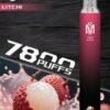 【爅嘶一次性電子煙 新款大容量7800 Puffs】 拋棄式電子煙 香度提高30%｜美滋滋糖果屋