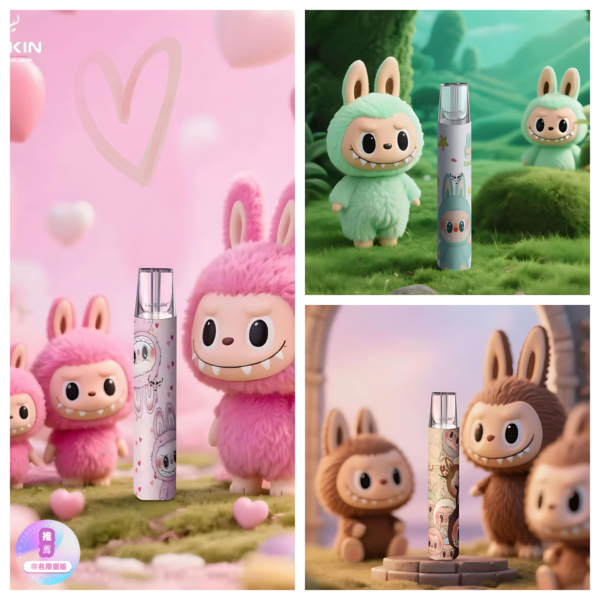 LUCKIN幸運主機聯名款-泡泡馬特拉布布Labubu潮玩實拍圖美滋滋糖果屋