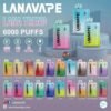 LANA BAR BC 6000口-大容量新款拋棄式6000口超涼款一次性電子煙美滋滋糖果屋