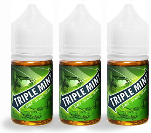 【三倍薄荷煙油】-超涼煙油-綠箭薄荷-鹽油-35mg-美滋滋糖果屋