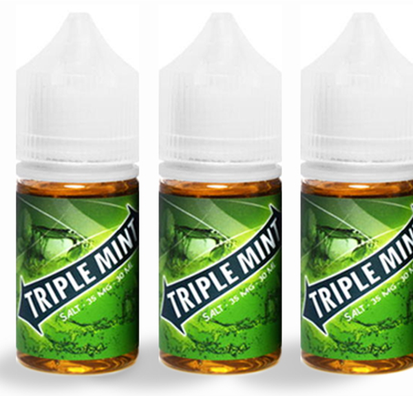 【三倍薄荷煙油】-超涼煙油-綠箭薄荷-鹽油-35mg-美滋滋糖果屋