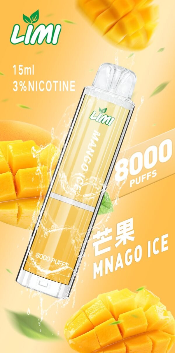 【LIMI發光拋棄式】🔥 8000口PUFFS電子煙-新品辣妹拋棄式/發光棒 一次性大容量熒光棒電子煙✨｜美滋滋糖果屋