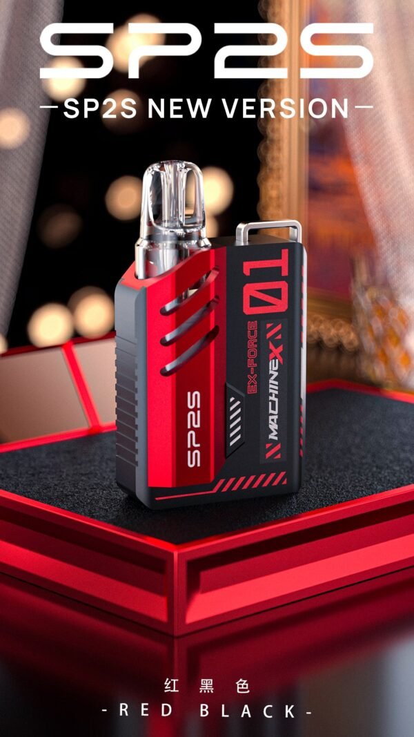 【思博瑞SP2S MAX 矩陣系列主機】 SP2s pod新版方形帶屏換彈式主機套裝 盒子棉網芯電子煙｜美滋滋糖果屋