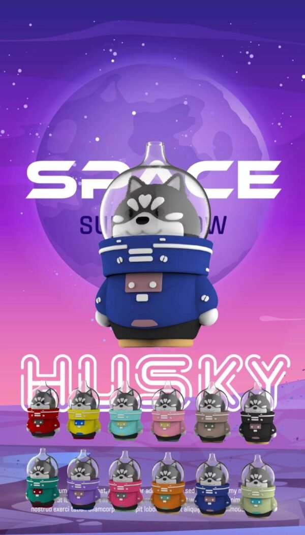 HUSKY太空狗抛棄式-一次性可充電8000口電子煙美滋滋糖果屋