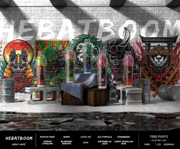 【喜貝Hebat拋棄式7000口】 大容量7000口拋棄式電子菸｜美滋滋糖果屋