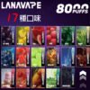 【LANA VAPE 8000口拋棄式】原廠正品 🔥Puffs全新升級版大容量電子煙｜美滋滋糖果屋