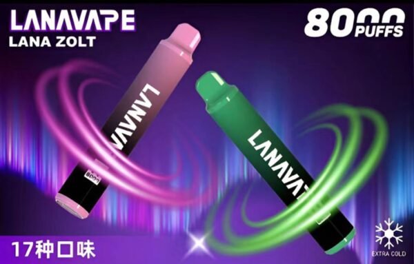 【LANA VAPE 8000口拋棄式】原廠正品 🔥Puffs全新升級版大容量電子煙｜美滋滋糖果屋