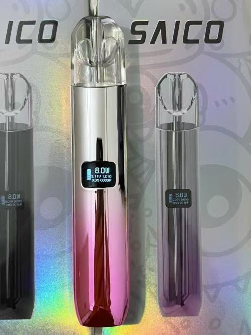 【SAICO炫刻一代主機】 鋅合金材質煙桿 通用sp2,哩啞，lana等一代煙彈 雙檔調節(8W-10W）具有智能顯示屏｜美滋滋糖果屋