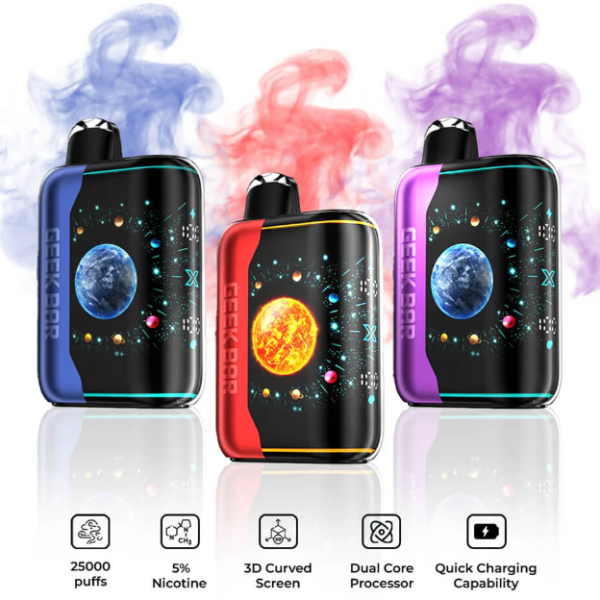 全球爆款 GEEK BAR PULSE X 25000 Puffs電子煙-一次性超大容量星空拋棄式美滋滋糖果屋實拍圖