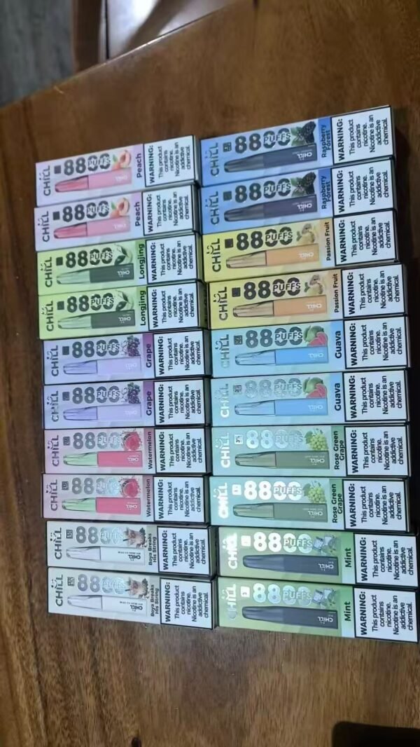 【CHILL8800口拋棄式】一次性8800口puffs電子煙/10種口味｜美滋滋糖果屋
