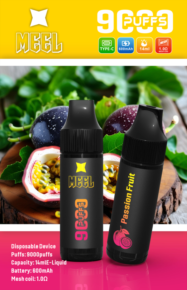 【Meel 9000口拋棄式】 新款puffs電子煙 9種口味｜美滋滋糖果屋