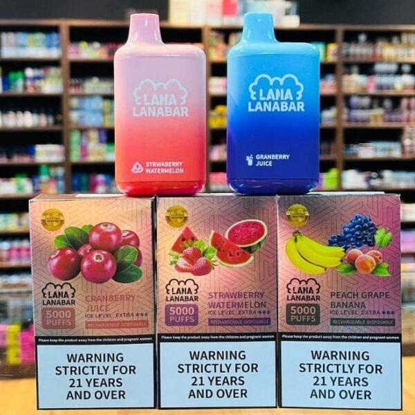 LANA拋棄式5000口-大容量BAR電子煙一次性可充電美滋滋糖果屋