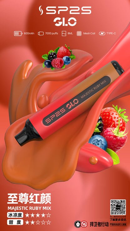 【SP2S拋棄式7000口】-15種口味8ml/新手可入 sp2s Puffs一次性7000口霧化棒｜美滋滋糖果屋