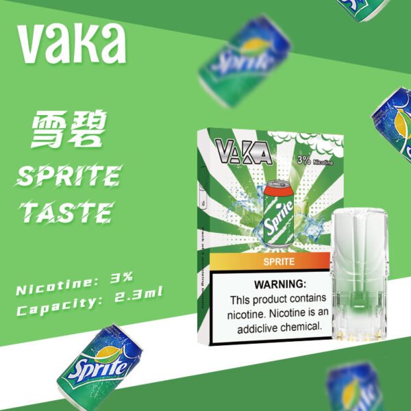 【VAKA煙彈】一代七彩發光彈 新品替換型透明發光煙彈 一盒三入 通用一代主機｜美滋滋糖果屋