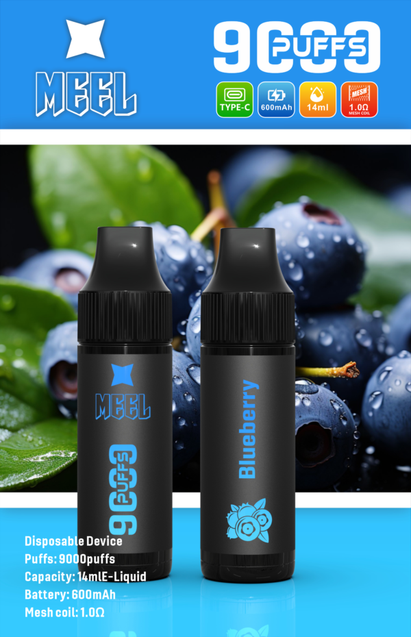 【Meel 9000口拋棄式】 新款puffs電子煙 9種口味｜美滋滋糖果屋