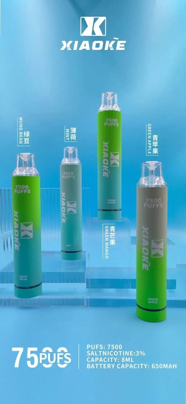【🚀XIAOKE 梟客】發光拋棄式 7500口 一次性拋棄式｜美滋滋糖果屋