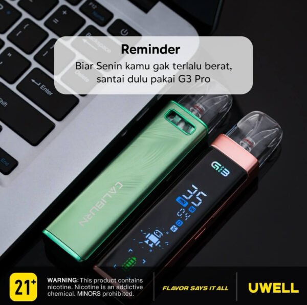 【Uwell 咖哩 G3 Pro 主機套裝】全螢幕注油主機｜35W 強大輸出｜現貨秒發｜美滋滋糖果屋