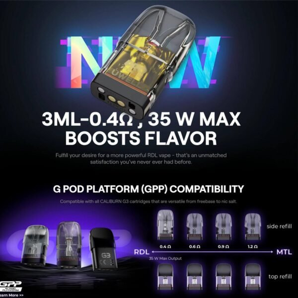 【Uwell 咖哩 G3 Pro 主機套裝】全螢幕注油主機｜35W 強大輸出｜現貨秒發｜美滋滋糖果屋