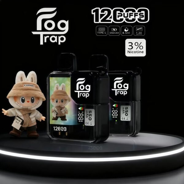 【Fog Trap 拉布布・蠟筆小新】聯名款系列12000口大容量拋棄式電子煙 | 10 款口味 8.5ml｜美滋滋糖果屋