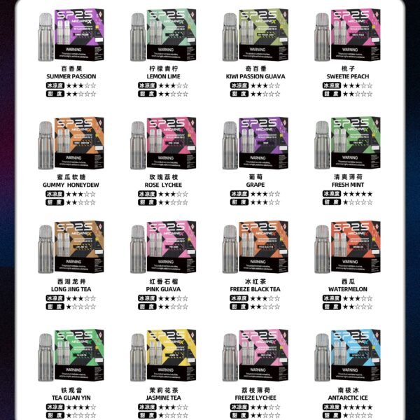 思博瑞SP2S MAX 煙彈-16種口味大容量4ML美滋滋糖果屋實拍圖