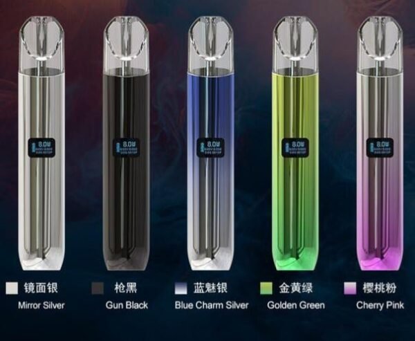 【SAICO炫刻一代主機】 鋅合金材質煙桿 通用sp2,哩啞，lana等一代煙彈 雙檔調節(8W-10W）具有智能顯示屏｜美滋滋糖果屋